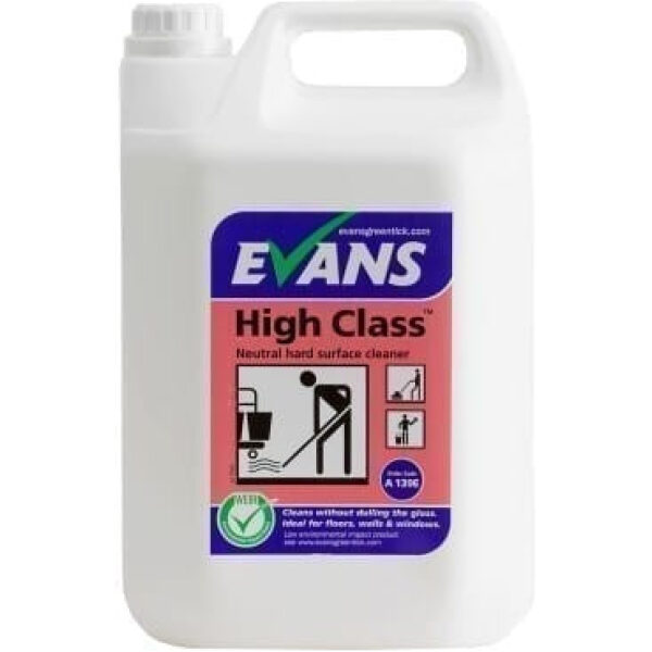 Evans High Class Neutral Hard Surface Cleaner 5LTR