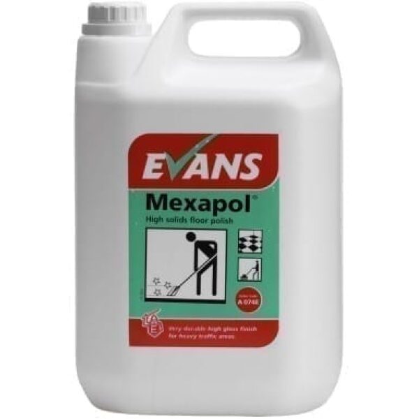 Evans Mexapol High Solids Floor Polish 5LTR