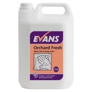 Evans Orchard Fresh Refreshing Hand, Hair And Body Wash 5LTR