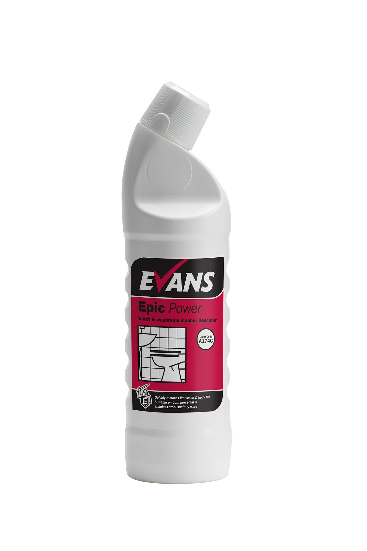 Evans Toilet Cleaner And Descaler 1Ltr X 12 Fulli’s