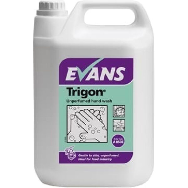 Evans Trigon Unperfumed Hand Wash 5LTR