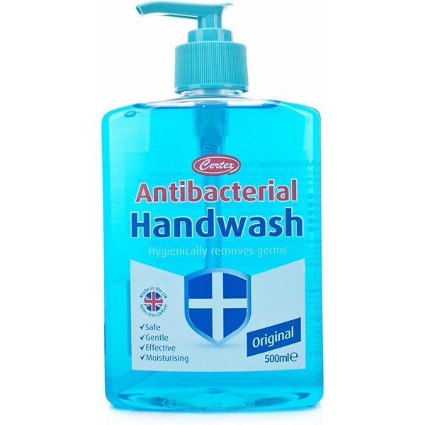 Certex Handwash Antibacterial Soap BLUE 500ML X 12