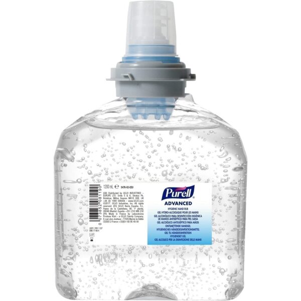 Gojo Purell Hygienic Hand Rub Auto Unit Refill Bottle CLEAR 1200ML X 2 5476-02
