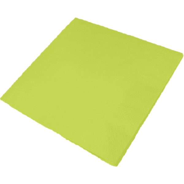 Napkin 2 Ply LIME GREEN 33CM 20 X 100