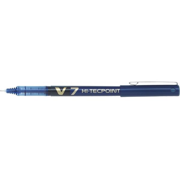 Pilot V7 Hi-Tecpoint Rollerball BLUE 0.7MM X 12 BXV7