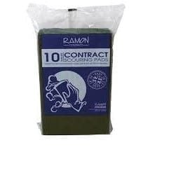 Ramon Contract Scouring Pads GREEN X 10
