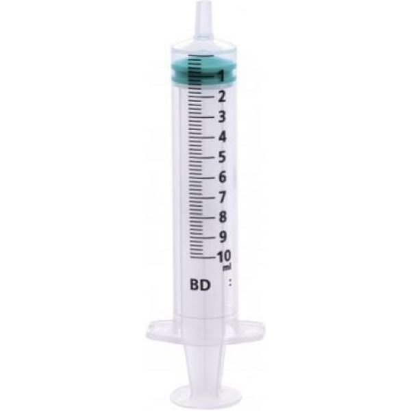 BD Emerald Luer Slip Centric Tip Syringe 10ML 1 X 100