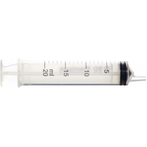 Plastipak Luer Slip Eccentric Tip Syringe 20ML X 120