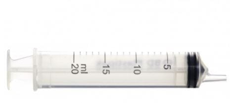Plastipak Luer Slip Eccentric Tip Syringe 20ML 1 X 120