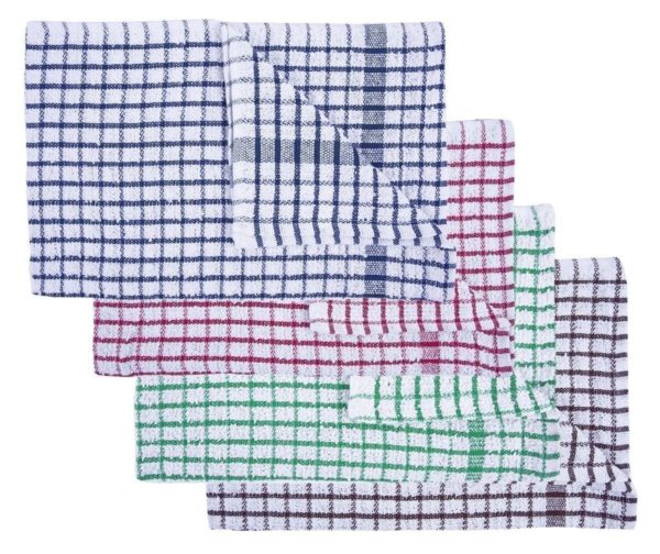 Terry Tea Towels Assorted Colours 45x68CM X 10