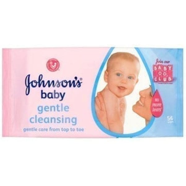 Johnsons Baby Wipes 56 X 12