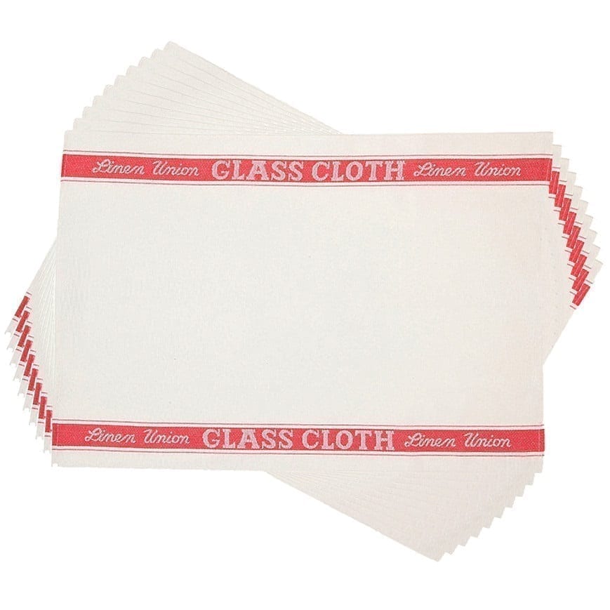 Linen union on sale glass cloth