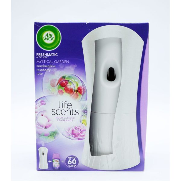 Airwick Freshmatic Unit  Dispenser X 1 Crisp Linen Refill X 1