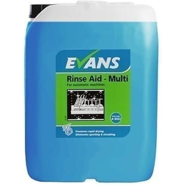 Evans Rinse Aid Multi For Automatic Machines 20LTR