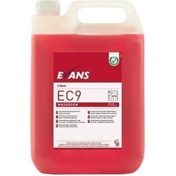 Evans EC9 Washroom Bactericidal Cleaner And Descaler 5LTR