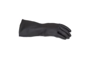 Heavyweight Rubber Gloves BLACK Large