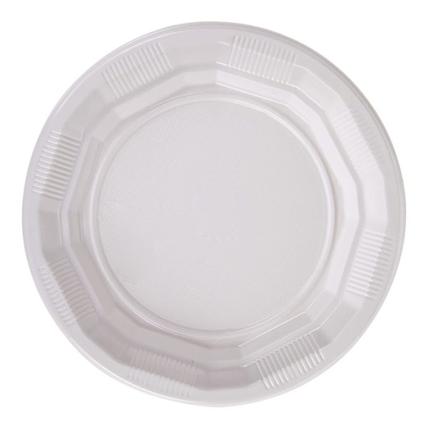 Plastic Plate Choice Dining WHITE 9'' 50 X 20