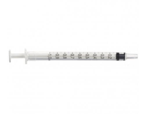 Plastipak Luer Slip Concentric Tip Syringe 1ML 1 X 120