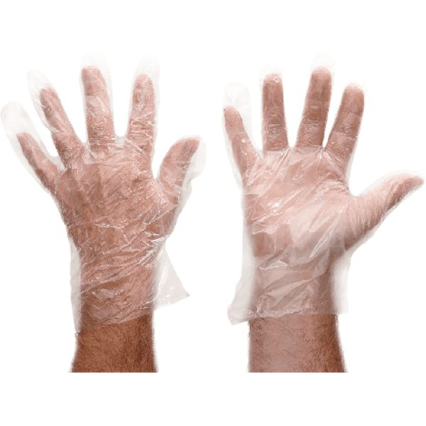 Polythene Gloves CLEAR X 100