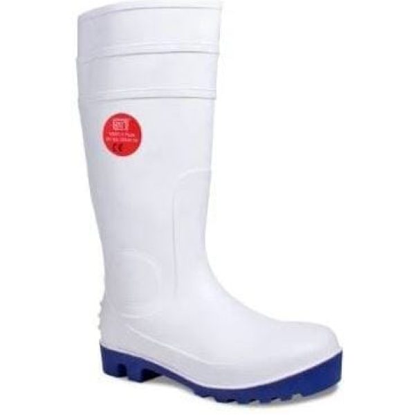 Heavy Duty Food Grade Safety Wellington WHITE Size 10