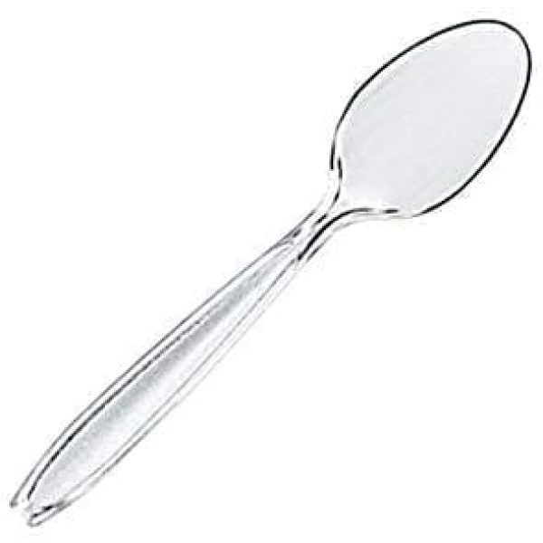 Mashers teaspoons CLEAR Plastic X 2000