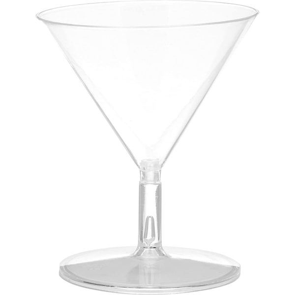 Martini Glasses Plastic 8OZ X 24