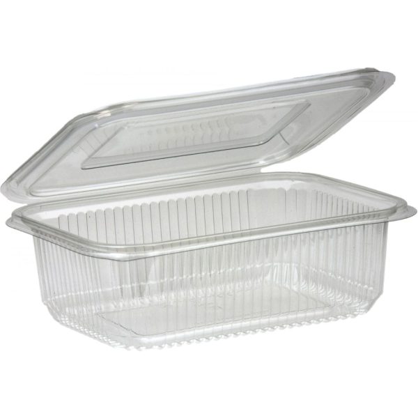 Salad Hinged Containers Plastic 500CC X 500