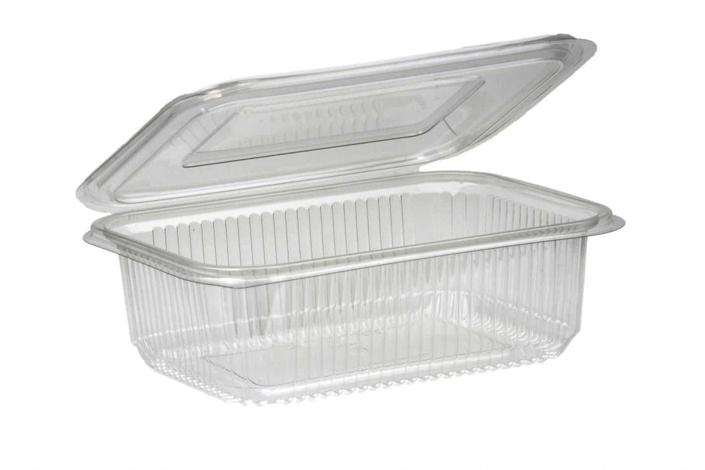 Salad Hinged Containers Plastic 500CC X 500