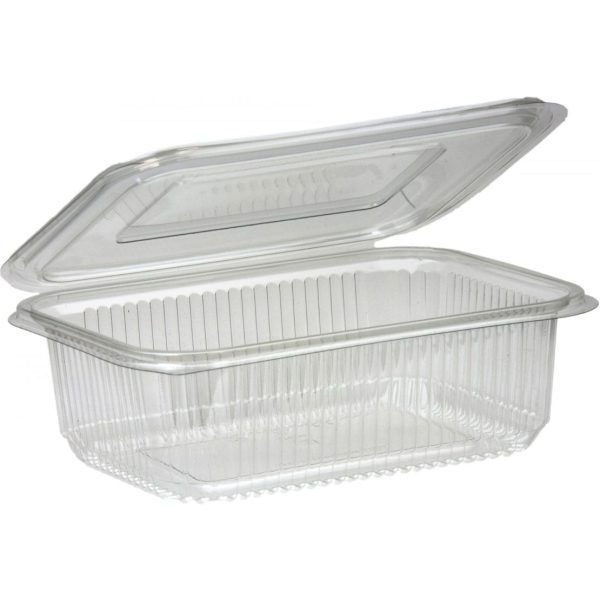 Salad Hinged Containers Plastic 750CC X 300