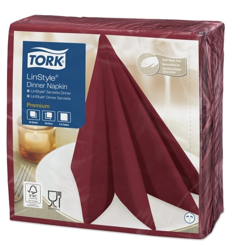 Napkins 2 Ply 4 Fold 39cm Purple X 1800 Fulli S Napkins 2 Ply 4 Fold 39cm Purple X 1800 Fulli S