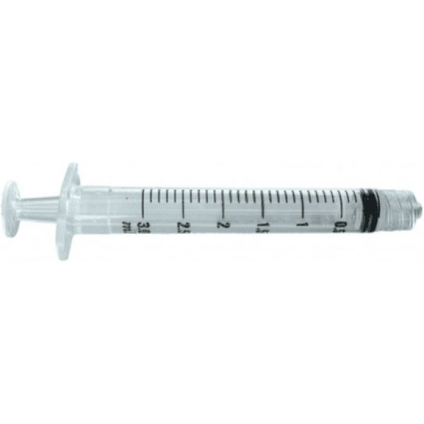 Plastipak Luer-Lok Concentric Tip Syringe 3ML X 200