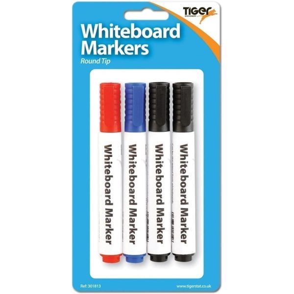 Whiteboard Markers Large X 4