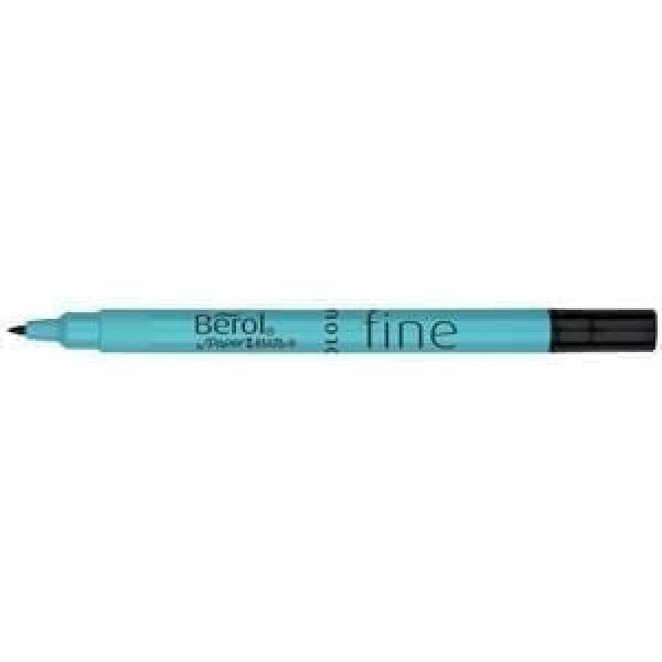 Berol Colour Fine Pens 0.6MM Line Width With Waterbased Ink X 12