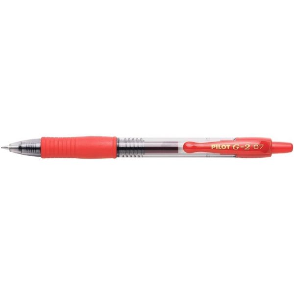 G-2 Gel Ink Rollerball-Red-Medium Tip