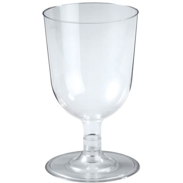 Mini Champagne Cups Clear Plastic 1.5OZ X 10