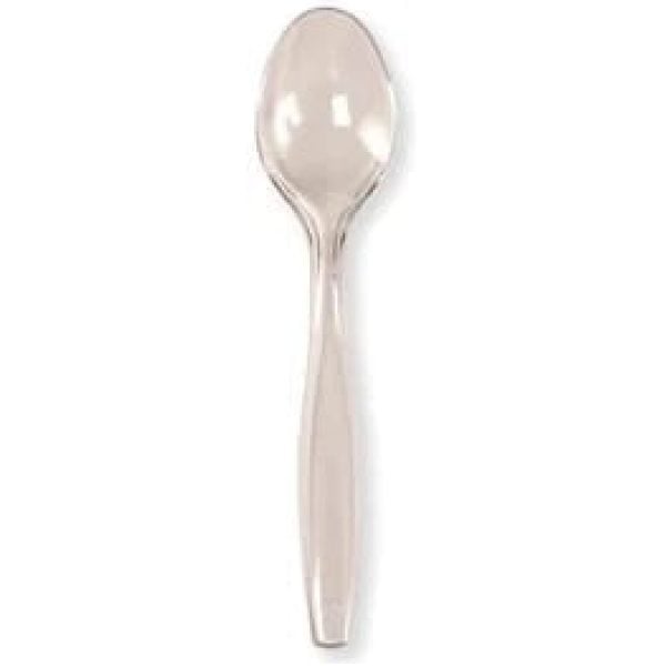 Splendid Plastic Spoons CLEAR 50 X 20