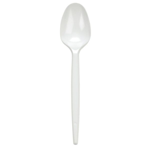 Choice Plastic Spoons WHITE 100