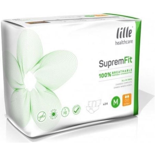 Lille Suprem Fit Wrap Around  Medium Extra Plus 2650ML 4 X 24  7221