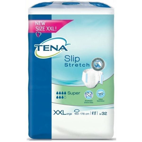 Tena Slip Stretch Extra Extra Large 3300ML 2 X 32 61490