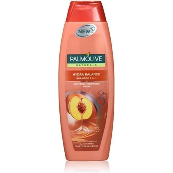 Palmolive 2 in 1 Hydra Balance Shampoo PEACH 350ML X 12