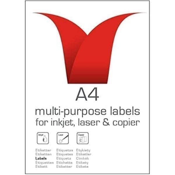 Value Multipurpose Labels 199.6X143.5MM X 200