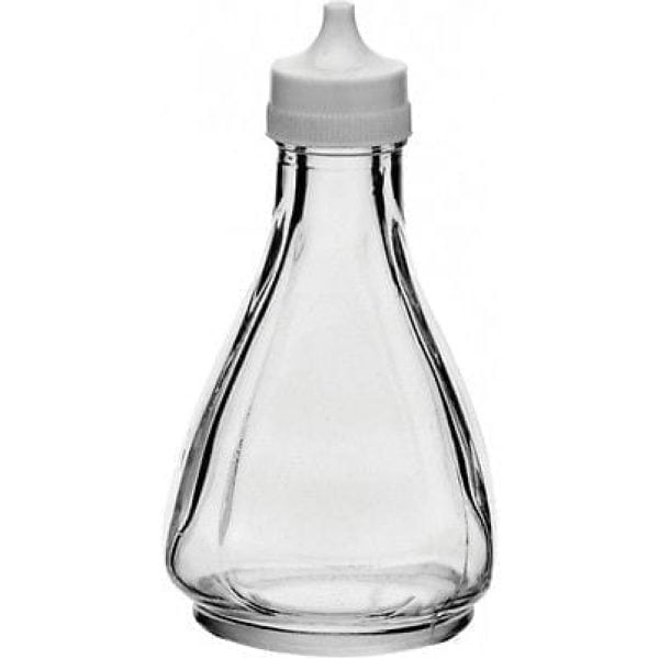 Vinegar Bottle Platic Top WHITE 125ML X 12