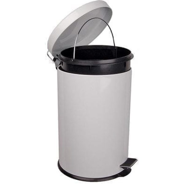 Step On Pedal Bin STEEL 12LTR 25x39CM
