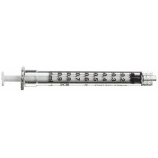 Plastipak 1ml Luer-lok Concentric Tip Syringe X 100