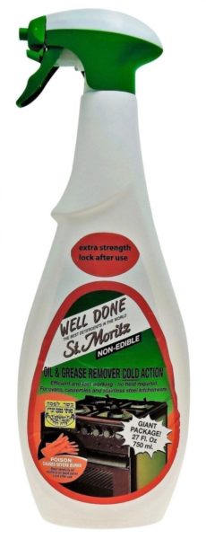 St. Moritz Well Done Oven Cleaner Grease and Oil Remover 750ML X 15