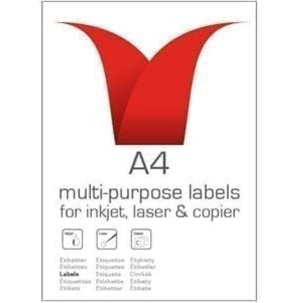 Value Mulipurpose Labels 8 per sheet 99.1x67.7mm  X 800