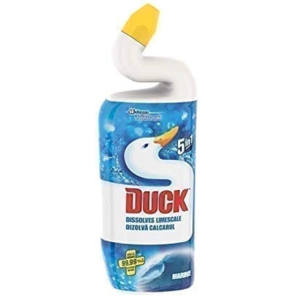 Toilet Duck 5In1 Liquid Marine/Ocean 750ML X 8