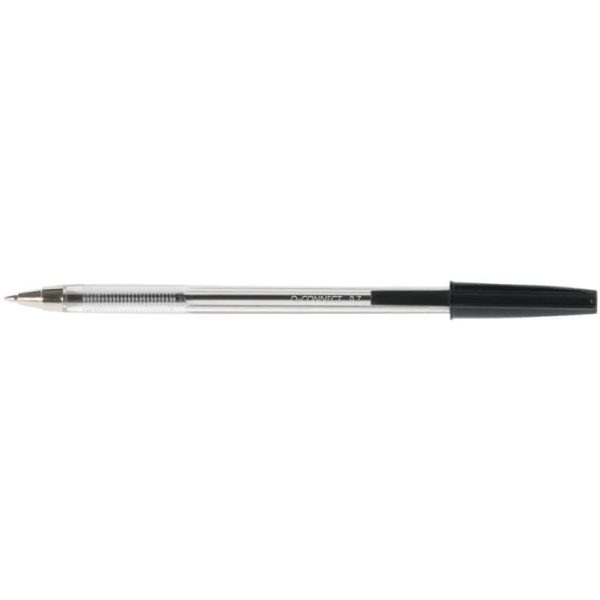 Q-Connect Ballpoint Pen BLACK Medium X 50