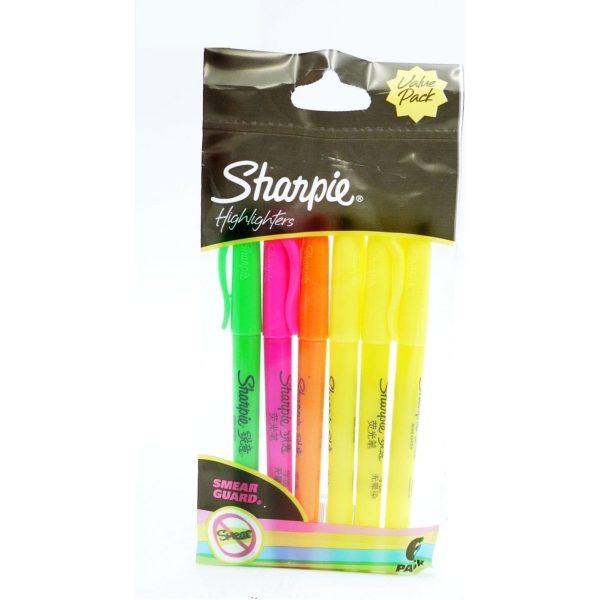 Sharpie Highlighters ASSORTED 6 X 12