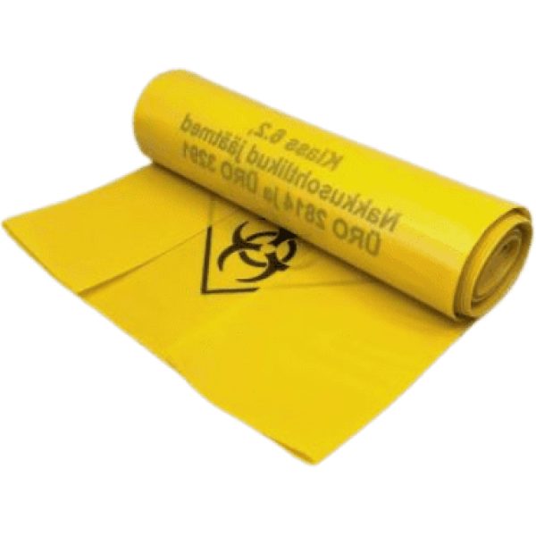 Yellow Clinical Waste bags 4x50 bags